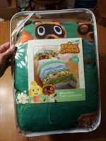 Twin Animal Crossing DIY Paradise Comforter